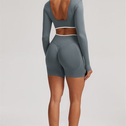 The Elevate Long Sleeve Crop top