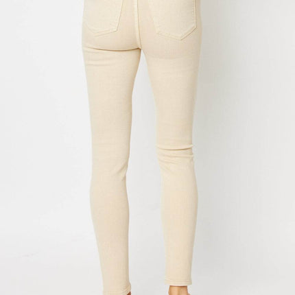 Judy Blue Full Size Garment Dyed Tummy Control Skinny Women Jeans
