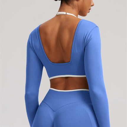 The Elevate New Long Sleeve Crop top Leggings 2-Piece Set