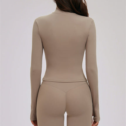 The Kinetic Zip Jacket Cross Back Sports Bra Leggings 3-Piece Set