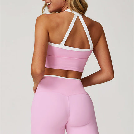 The Quest Cross Back Crop Top Leggings 2-Piece Set