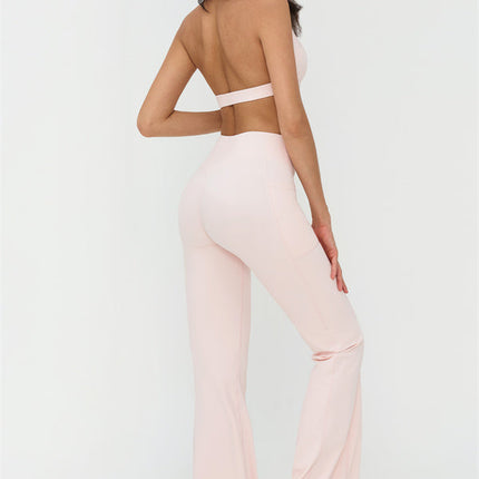 The BoldFit Sports Bra Flared Leggings 2-Piece Set