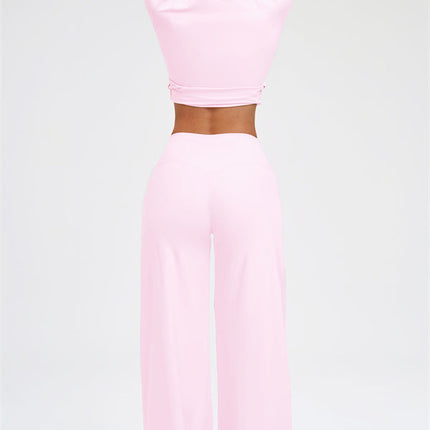The Twirl Long Sleeve T-shirt New Straight Leg Pants 2-Piece Set