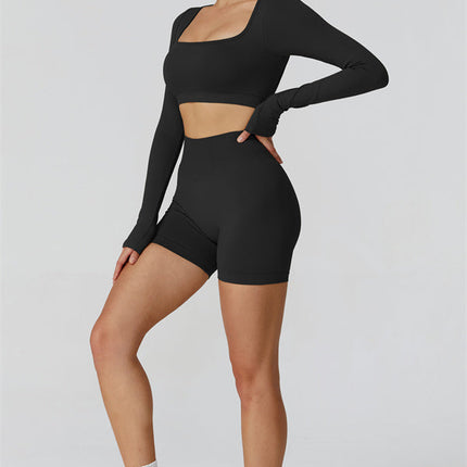 The Reign Long Sleeve Crop Top