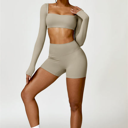 Olivia Crop Top Shorts 2-Piece Set