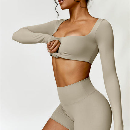 Olivia Crop Top Shorts 2-Piece Set