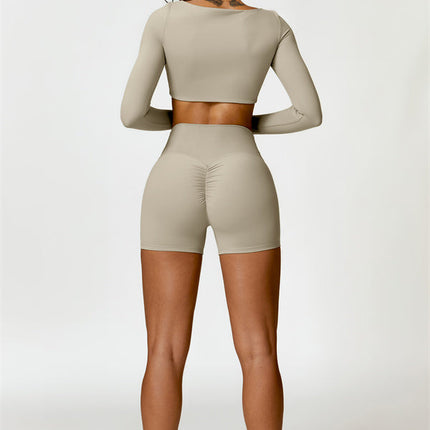 Olivia Crop Top Shorts 2-Piece Set