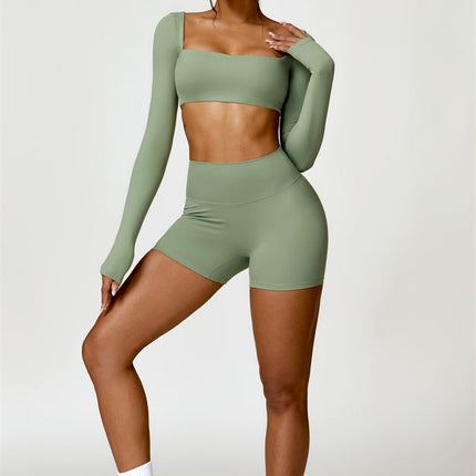 Olivia Crop Top Shorts 2-Piece Set