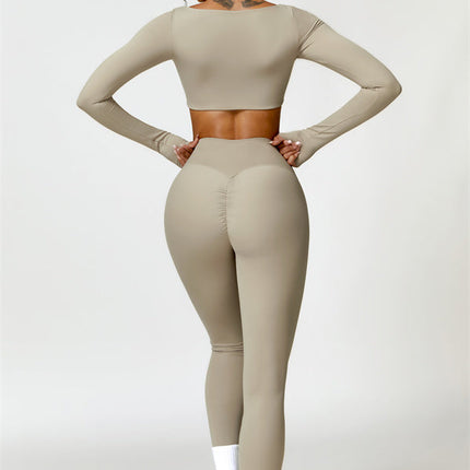 Olivia Crop Top Leggings 2-Piece Set