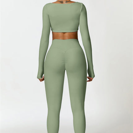 Olivia Crop Top Leggings 2-Piece Set