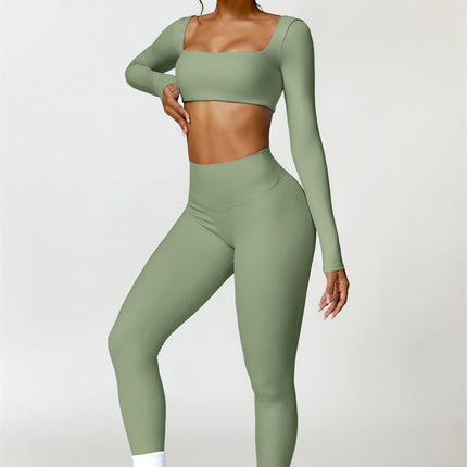 Olivia Crop Top Leggings 2-Piece Set