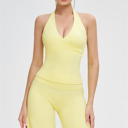 The Stride Crop Top Straight Leg Pants 2-Piece Set