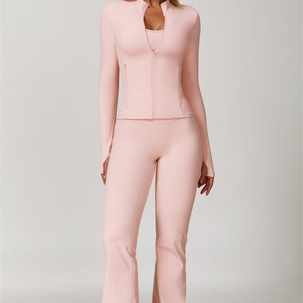 The Refresh Jacket Flared Leggings 2-Piece Set