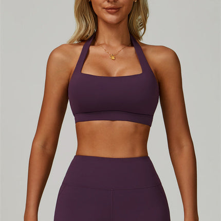 The Bold Halter Sports Bra Shorts 2-Piece Set