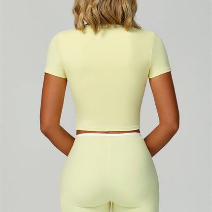 The Skyline Tie Top Flared Leggings Headband 3-Piece Set
