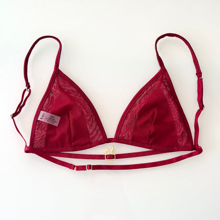 LINGERIE SET IN RED WINE