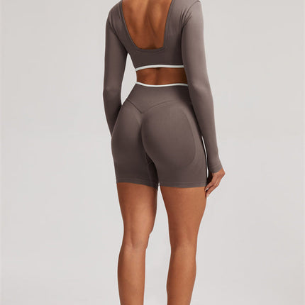 The Elevate New Long Sleeve Crop top