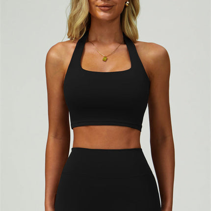 The Seraphine Halter Crop Top Shorts 2-Piece Set