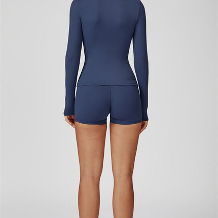 The Oasis Long Sleeve T-shirt Shorts 2-Piece Set