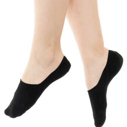Women’s Bamboo No-Show Socks 6-Pack | Invisible, Breathable, Moisture-Wicking Socks - 612