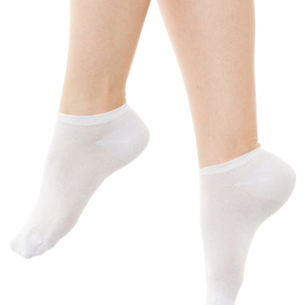 Women’s Bamboo Ankle Socks 8-Pack – Mixed Colors Soft Thin Low-Cut Socks