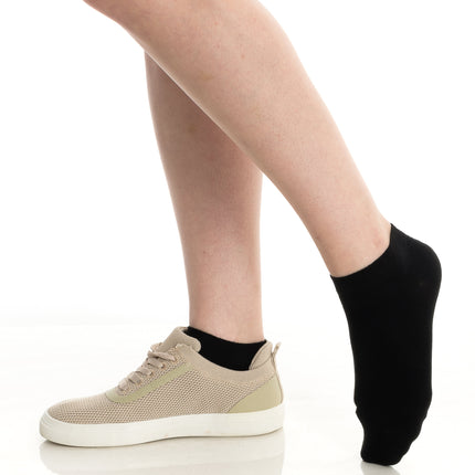 Women’s Bamboo Ankle Socks 6-Pack – Mixed Colors Soft Thin Low-Cut Socks