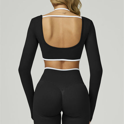 The Prime Line Long Sleeve Crop Top