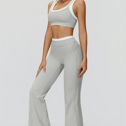 The Canyon Sports Bra Flared Leggings 2-Piece Set