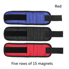 Red / Five rows of 15 magnets