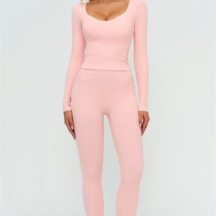 The Amara Long Sleeve T-shirt Leggings 2-Piece Set