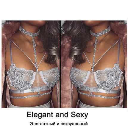 Bikini Body Cha Sexy Rhinestone Summer Exquisite Sexy Necklace Jewelry Accessories