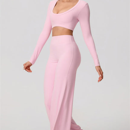 The Nestle Long Sleeve Crop Top