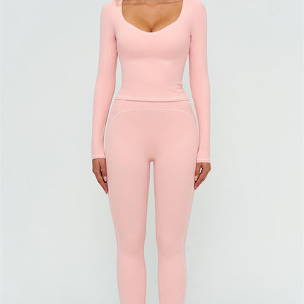 The Amara Long Sleeve T-shirt Leggings 2-Piece Set