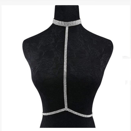 Bikini Body Cha Sexy Rhinestone Summer Exquisite Sexy Necklace Jewelry Accessories