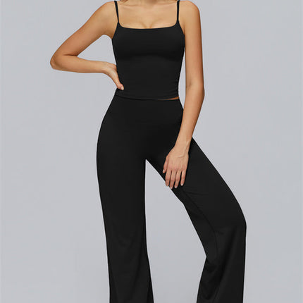 The FlexCore Crop Tank Flared Leggings 2-Piece Set