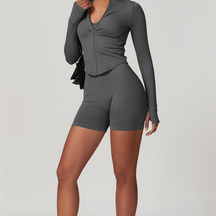 The Delight Jacket Shorts 2-Piece Set
