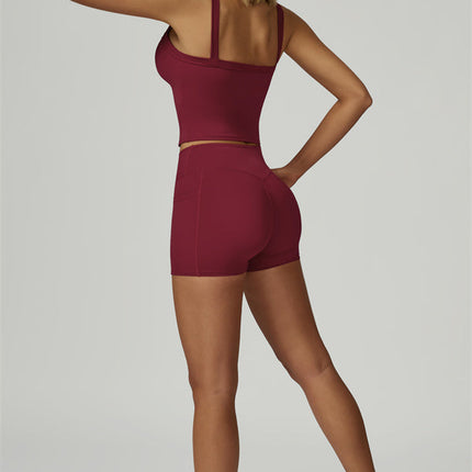 The Flourish Crop Tank Shorts 2-Piece Set