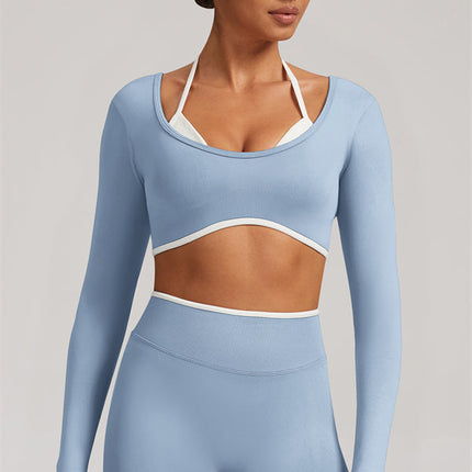 The Elevate Long Sleeve Crop top Leggings 2-Piece Set