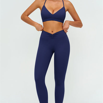 The Lushness Y-Back Sports Bra Leggings 2-Piece Set