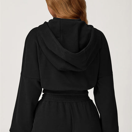 The Axis Crop Hoodie