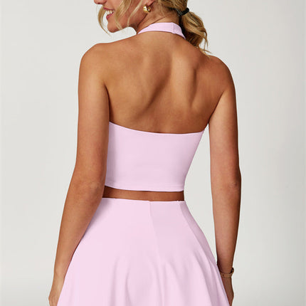 The Boost Halter Crop Top