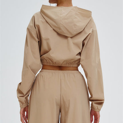 The Svelte UV protection Crop Hoodie