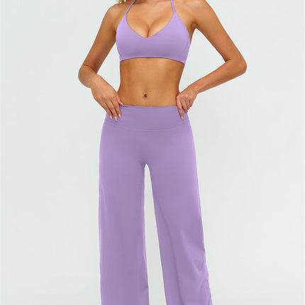 The Twirl Sports Bra New Straight Leg Pants 2-Piece Set