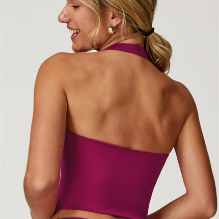The Boost Halter Crop Top