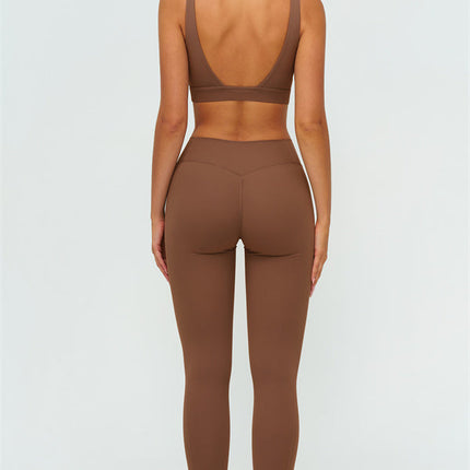 The Lushness V-Back Sports Bra Leggings 2-Piece Set