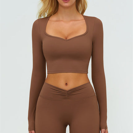 The Lushness Long Sleeve Crop top Leggings 2-Piece Set