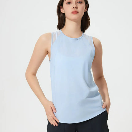 Millennia Cutout Back Round Neck Active Tank