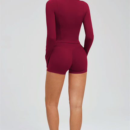 The Sizzle Zip Jacket Shorts 2-Piece Set