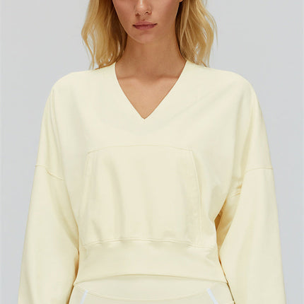The Whisper V-Neck Hoodie