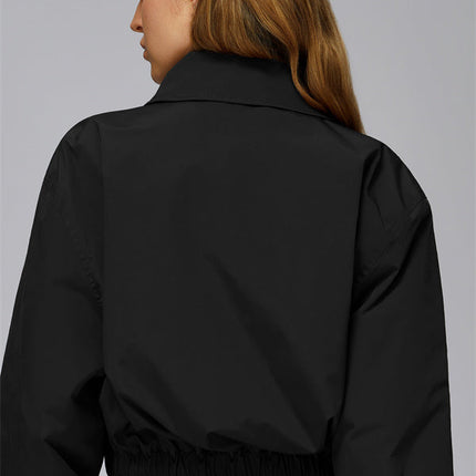 The Elle Form Crop Zip Jacket